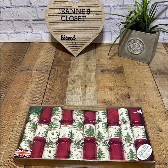 Olde English Cracker Company * 10 CRACKERS POPPERS * Spode Christmas Tree, NEW - Picture 8 of 8